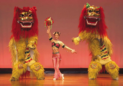 中国伝統芸能　獅子舞